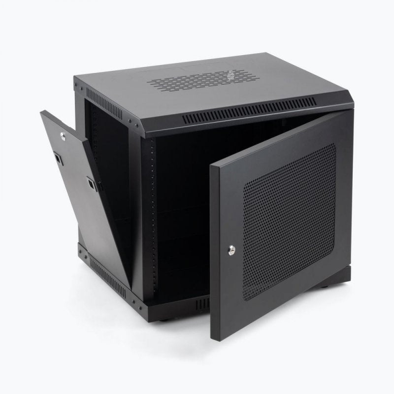 On-Stage RKD9000, 9U Wall-Mount Knock-Down Rack, Height 19.85", 21.65" Length, Steel Construction