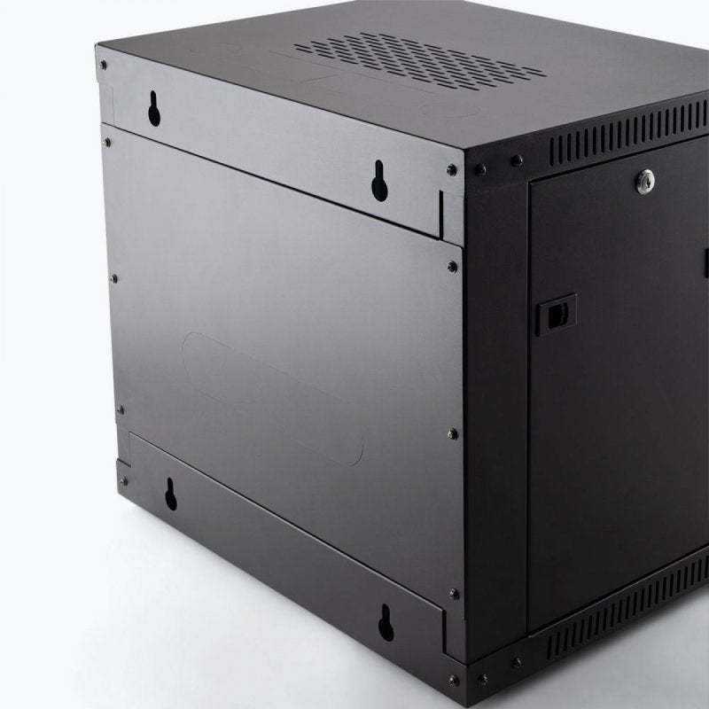 On-Stage RKD9000, 9U Wall-Mount Knock-Down Rack, Height 19.85", 21.65" Length, Steel Construction