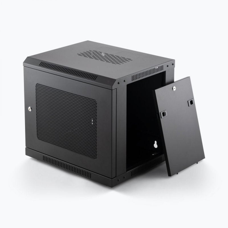 On-Stage RKD9000, 9U Wall-Mount Knock-Down Rack, Height 19.85", 21.65" Length, Steel Construction