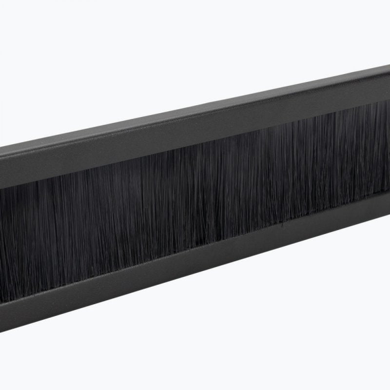 On-Stage RPBR1000, 1U Rack Brush Panel, Steel Material, Black, 1U