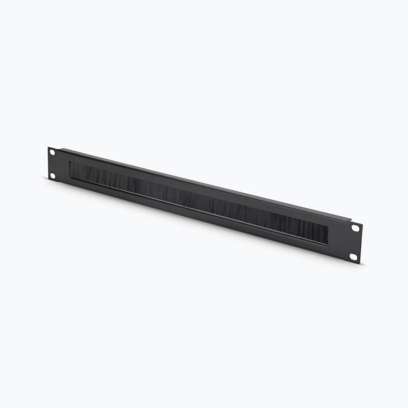 On-Stage RPBR1000, 1U Rack Brush Panel, Steel Material, Black, 1U