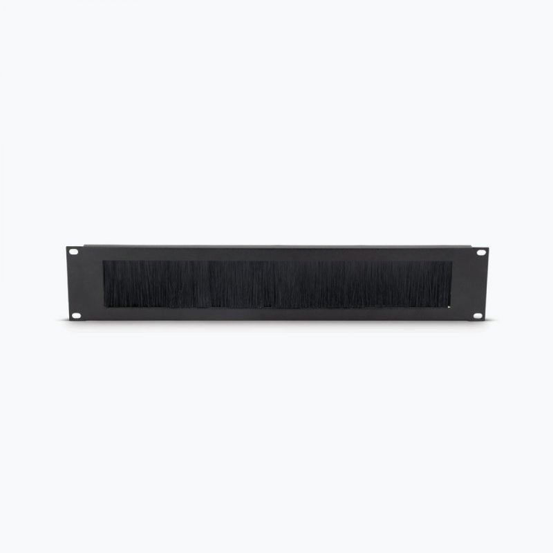 On-Stage RPBR2000, 2U Rack Brush Panel, Steel Material, Black, 2U