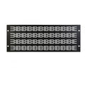 On-Stage RPV4000, 4U Vented Rack Panel, Steel Material, Black, 4U