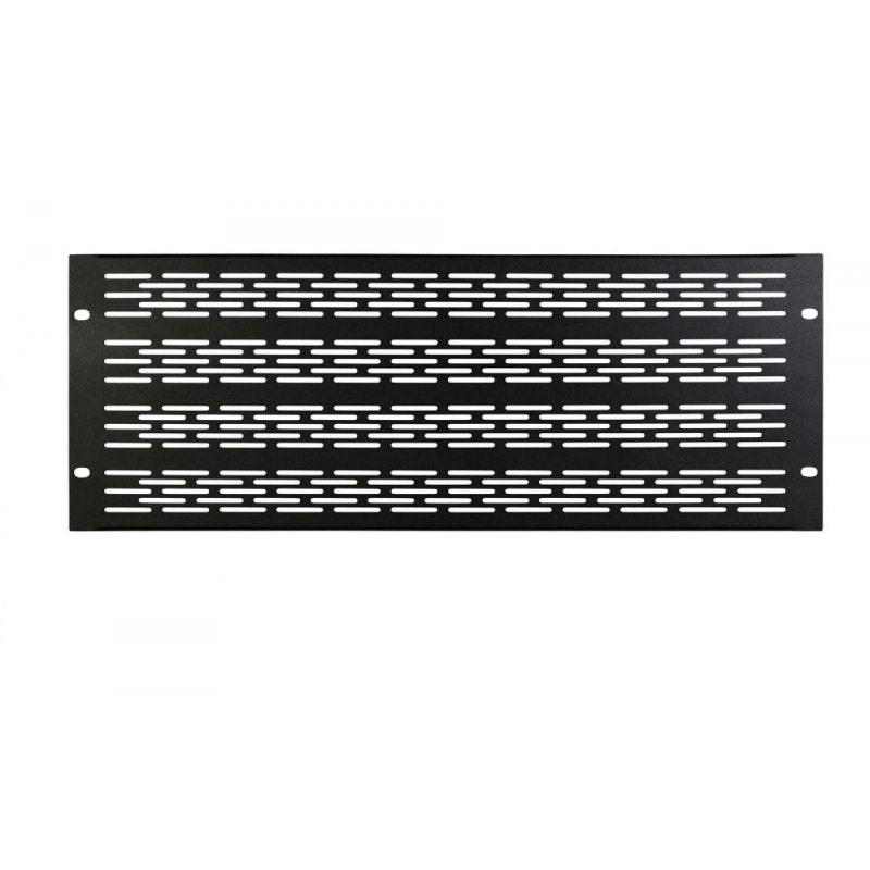 On-Stage RPV4000, 4U Vented Rack Panel, Steel Material, Black, 4U