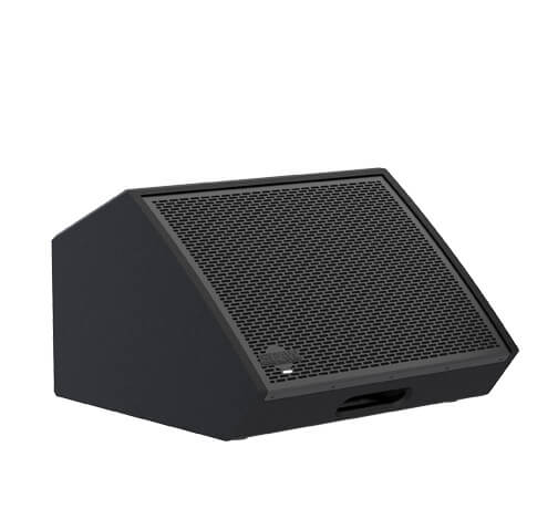 EAW RSX12M Black, 12in Powered Stage monitor, Horizontal 105 Vertical 105, DANTE