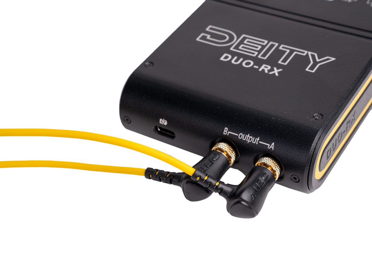 Deity RX-Link Locking 3.5mm to Right Angle XLR