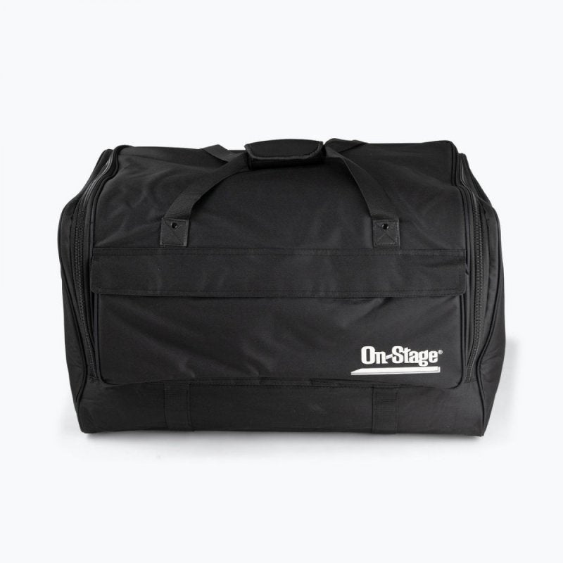 On-Stage SB1200, 12" Speaker Bag, Heavy-duty Padded Nylon Material, Black