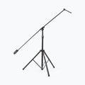 On-Stage SB9600, Tripod Studio Mic Boom with 7" Mini Boom Extension, Height 46.5"-79", 43"-79" Boom, 32-48" Base Spread, 5/8"-27" Threading, Black
