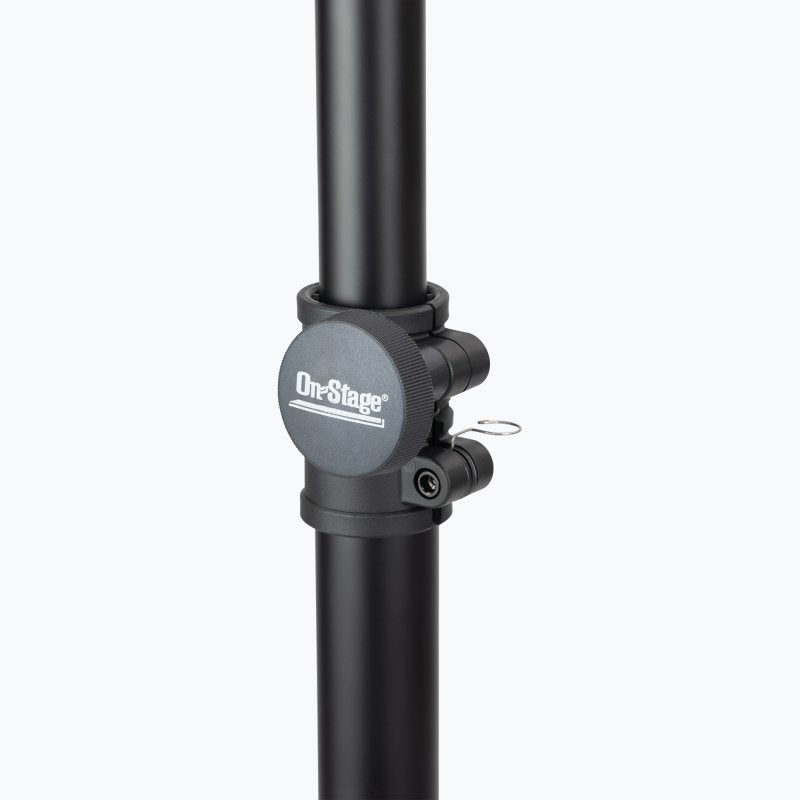 On-Stage SB9600, Tripod Studio Mic Boom with 7" Mini Boom Extension, Height 46.5"-79", 43"-79" Boom, 32-48" Base Spread, 5/8"-27" Threading, Black