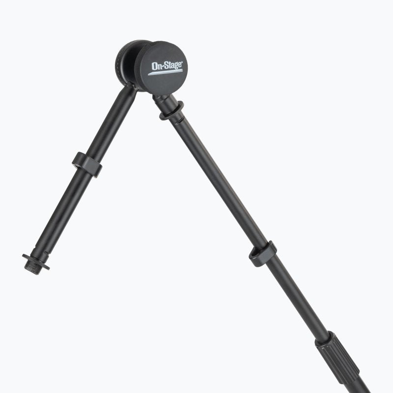 On-Stage SB96, Tripod Studio Mic Boom with 7" Mini Boom Extension and Casters, Height 45"-76", 43"-79" Boom, 34" Base Spread, 5/8"-27" Threading, Black