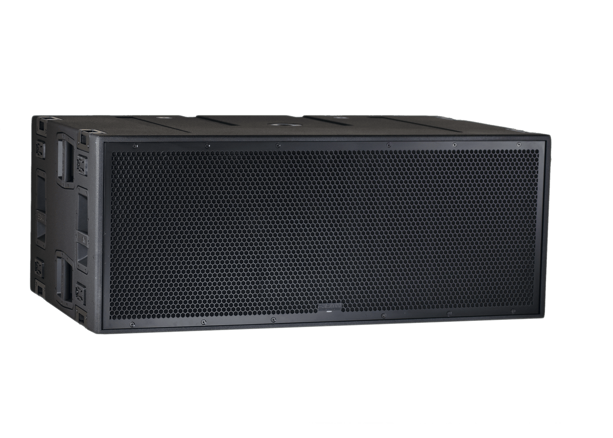 EAW SBX218 Black, 2 x 18in Ground Stack Powered Subwoofer, DANTE