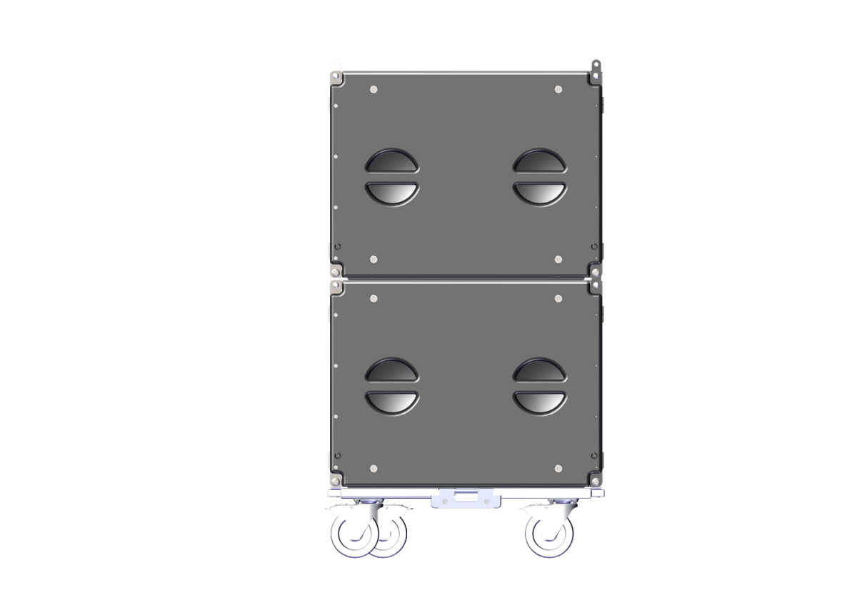 EAW Cart SBX118F/SB818, Cart for 2 x SB/SBX118