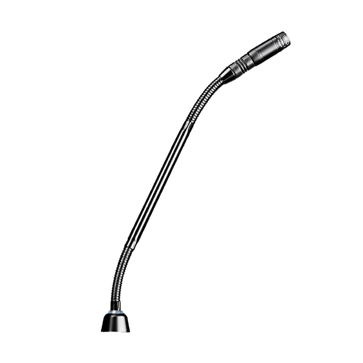 Shure MX405RLP/MS, 5" Shock-mounted Gooseneck, Mini Shotgun, with LED ring on Top, Less Preamplifier
