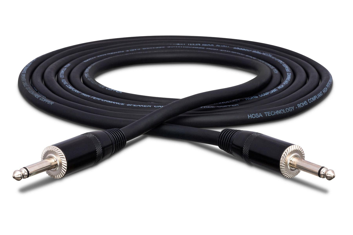 HOSA PRO - Pro Speaker Cable, REAN 1/4 in TS to Same, 100 ft