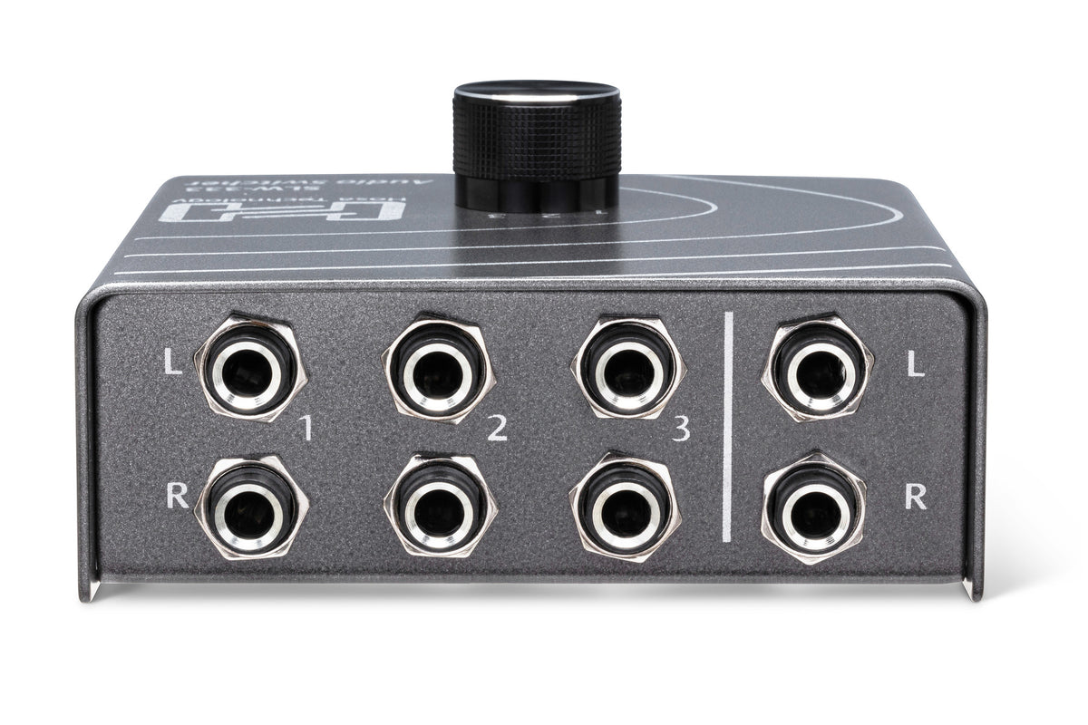 HOSA - Audio Switcher, 1/4 in TRS to 3 x 1/4 in TRS