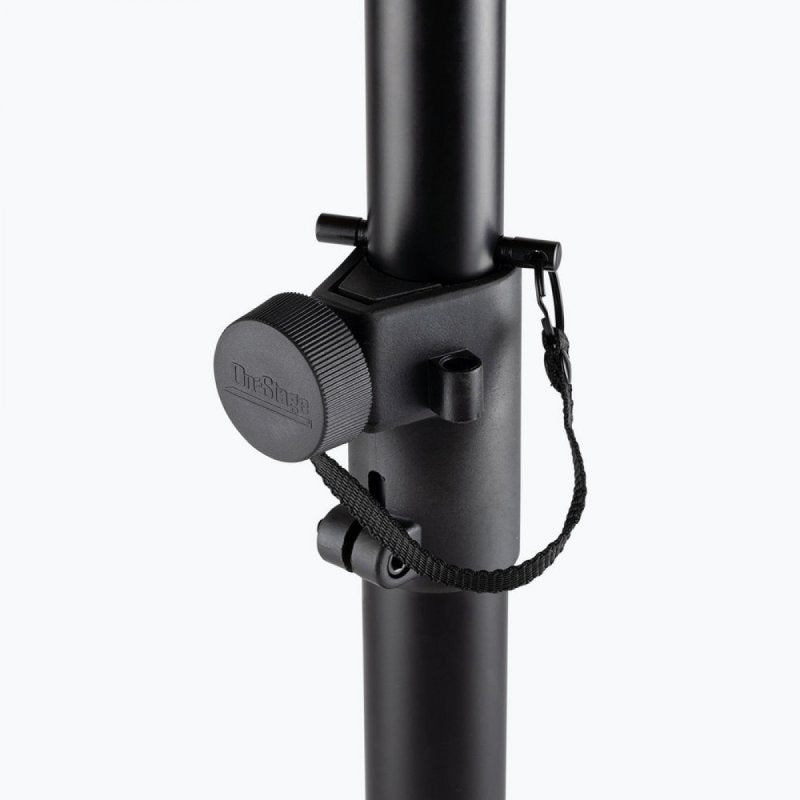 On-Stage SMS7500RB, Wood Studio Monitor Stands (Rosewood, Pair), Height Adjustment 35.5"- 56.5", 90 lbs. Weight Capacity, Steel / Wood Construction, Rosewood