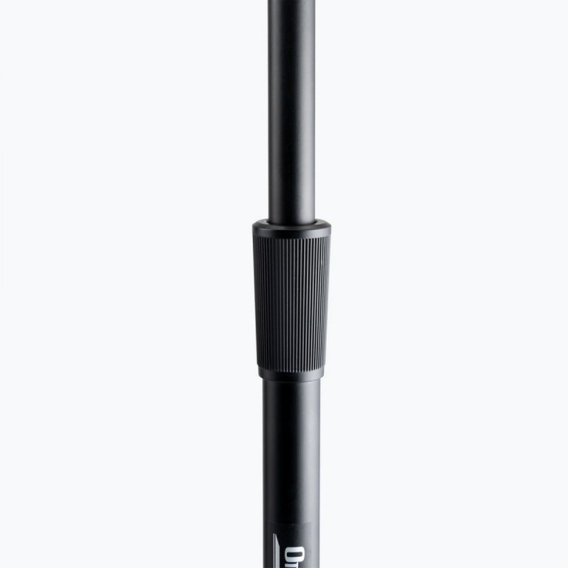 On-Stage SMS7630B, Studio Mic Boom, Height 42"-72", 32.5"-47" Boom, 15" Base Spread, 5/8"-27" Threading, Black
