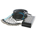 On-Stage SNK20450V2, 50' 20-Channel/4-Return Stage Snake, 50' Length, 20 (female) XLR Inputs, Metal Construction, Black, Includes Nylon Bag