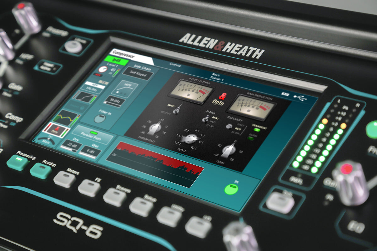Allen & Heath SQ-7 48-Channel 96kHz Digital Mixer - View 2