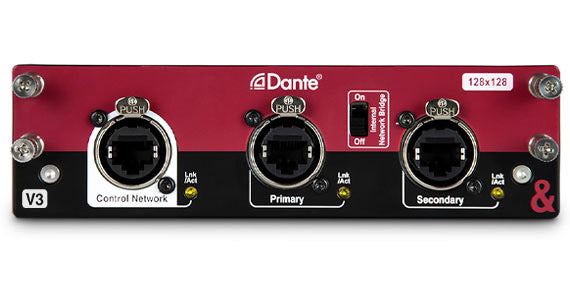 Allen & Heath M-DL-DANTE128-A Dante 128x128 Networking Card - View 2