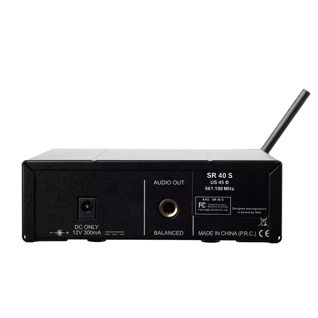 AKG WMS40 Mini Instrumental Set US25B, Wireless Microphone System, Crystal clear sound, Best audio quality for powerful performances, "Up and running" in a second