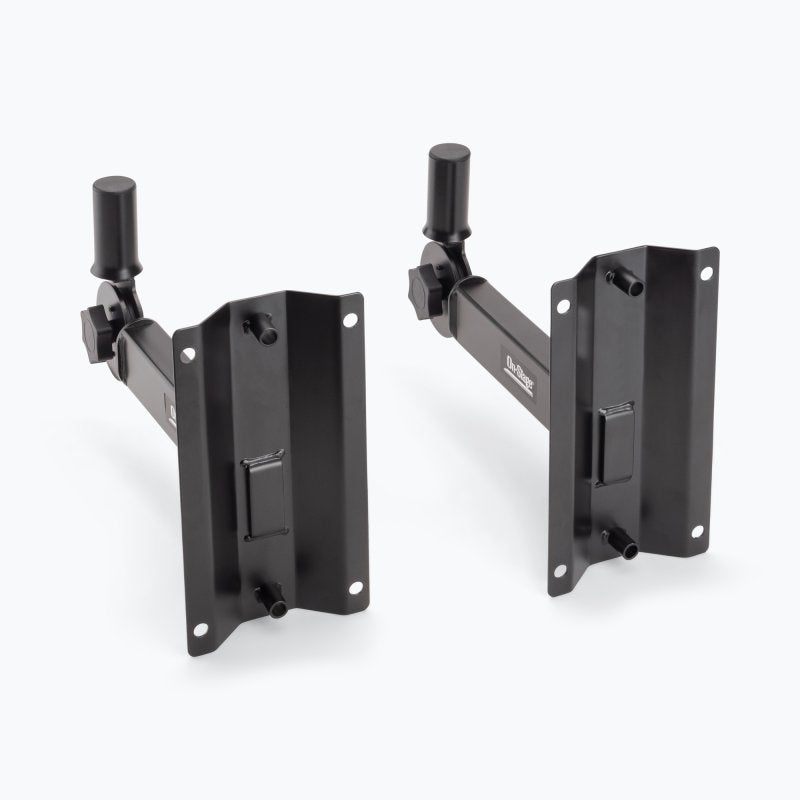 On-Stage SS7322B, Adjustable Wall-Mount Speaker Brackets, 80 lbs. Weight Capacity, Steel Construction, Black