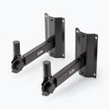 On-Stage SS7322B, Adjustable Wall-Mount Speaker Brackets, 80 lbs. Weight Capacity, Steel Construction, Black