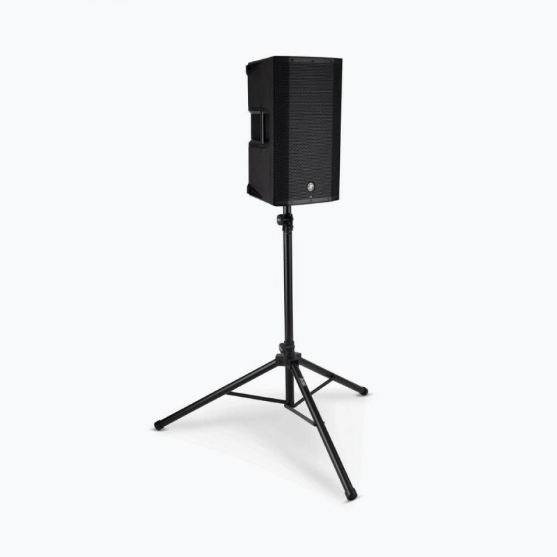 On-Stage SS7761B, All-Aluminum Speaker Stand, 45" - 72" Length, 120 lb Weight Capacity, 32" - 48" Base Spread, Aluminum Construction, Black
