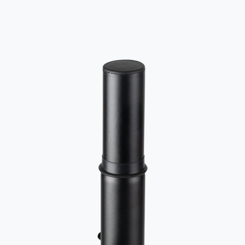 On-Stage SS7761B, All-Aluminum Speaker Stand, 45" - 72" Length, 120 lb Weight Capacity, 32" - 48" Base Spread, Aluminum Construction, Black