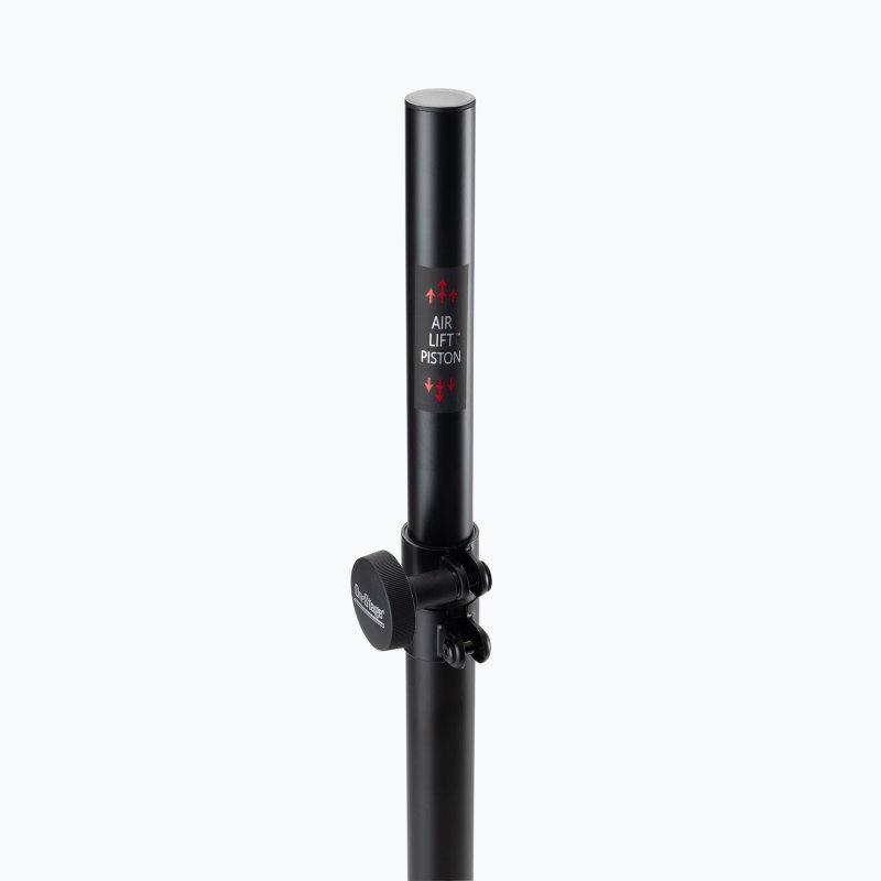 On-Stage SS7764B, Air-Lift Speaker Stand, Height Adjustment 47" - 74", 100 lbs. Weight Capacity, 46" Base Spread, Aluminum and Steel Construction, Black