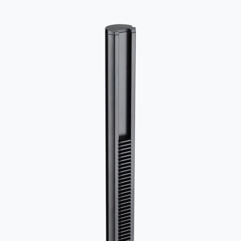 On-Stage SS8800B, Power Crank-Up Speaker Stand, Height Adjustment 47" - 80", 80 lbs Weight Capacity, Aluminum and Steel Construction, Black