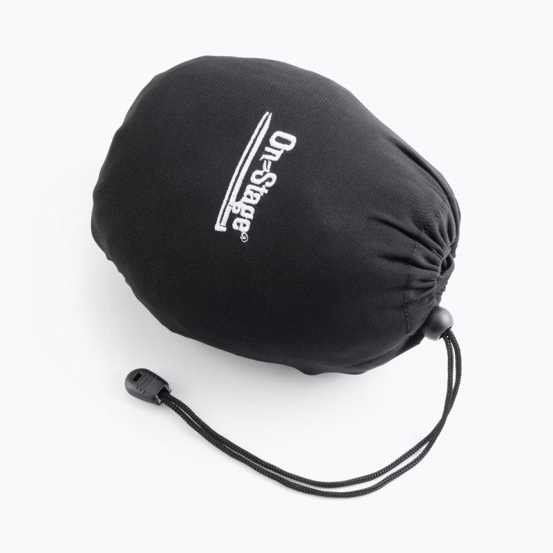 On-Stage SSA100B, Speaker/Lighting Stand Scrim, Stretchable, Durable Nylon w/ Built in Bag Construction, Black