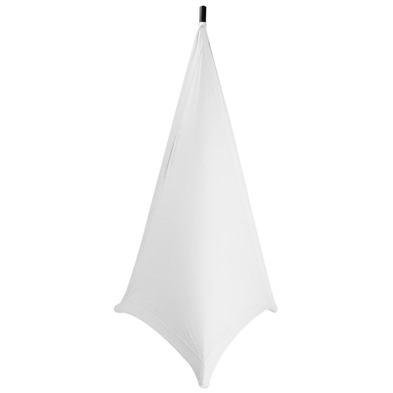 On-Stage SSA100W, Speaker/Lighting Stand Scrim, Stretchable, Durable Nylon w/ Built in Bag Construction, White