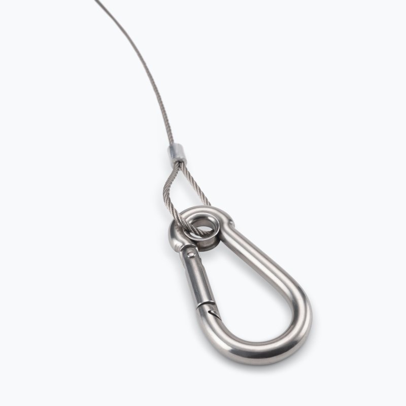 On-Stage SSACB28, Safety Cable, 28" Length, Steel Construction, Includes Carabiner