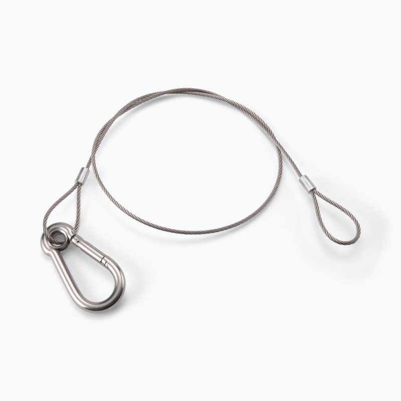 On-Stage SSACB28, Safety Cable, 28" Length, Steel Construction, Includes Carabiner