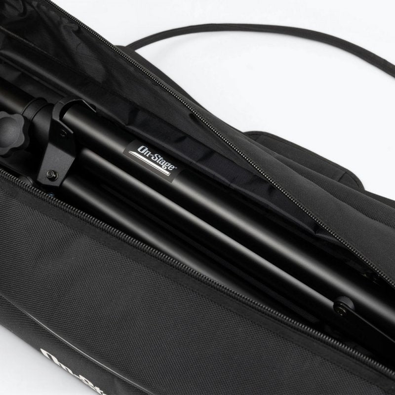 On-Stage SSB6500, Speaker Stand Bag, Heavy-duty Padded Nylon Construction, Black