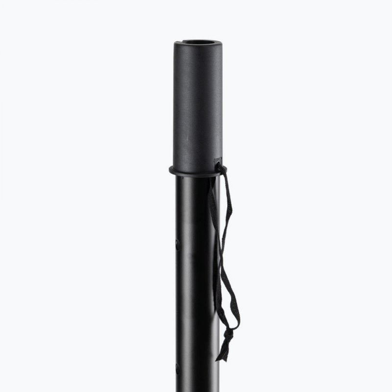 On-Stage SSP7750, Compact Speaker Stand Pack, Height Adjustment 37" - 60", 60 lbs Weight Capacity, Aluminum Construction, Black, Includes 2 Stands and Carry Bag