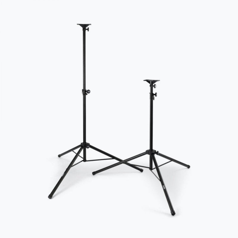 On-Stage SSP7850, Professional Speaker Stand Pack, Height Adjustment 46" - 74", 120 lbs Each Weight Capacity, Steel Construction, Black