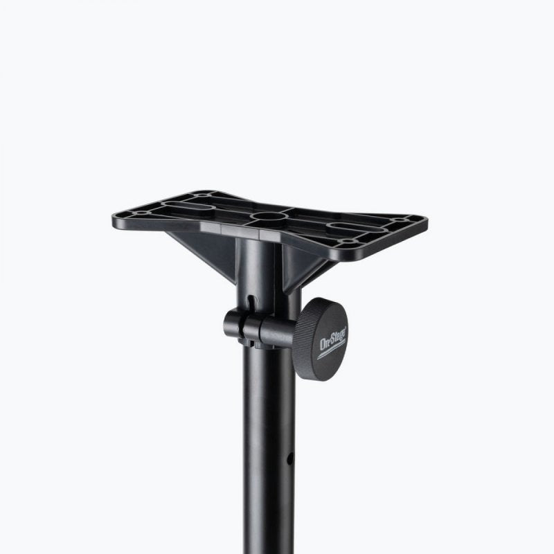 On-Stage SSP7850, Professional Speaker Stand Pack, Height Adjustment 46" - 74", 120 lbs Each Weight Capacity, Steel Construction, Black