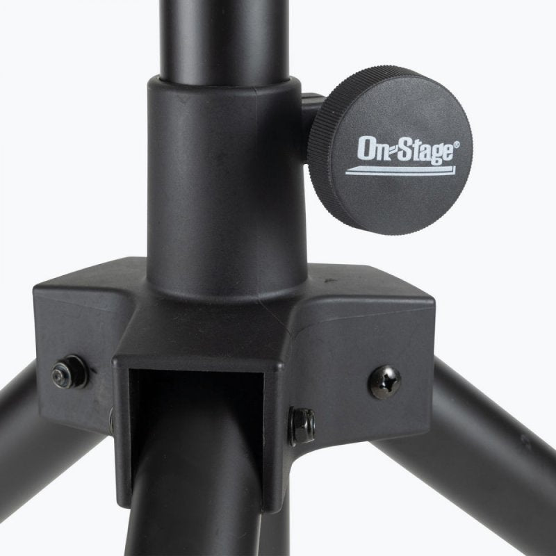 On-Stage SSP7950, All-Aluminum Speaker Stand Pack, Height Adjustment 45" - 72", 120 lbs Each Weight Capacity, Aluminum Construction, Black