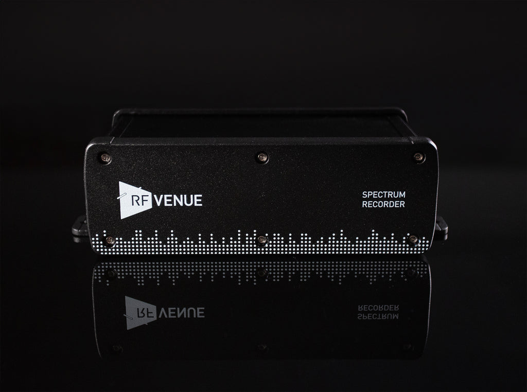 RF Venue Spectrum Recorder SPECTRUM-RECORDER, Network and USB RF Spectrum Data Logger for Wireless Microphones and IEMs