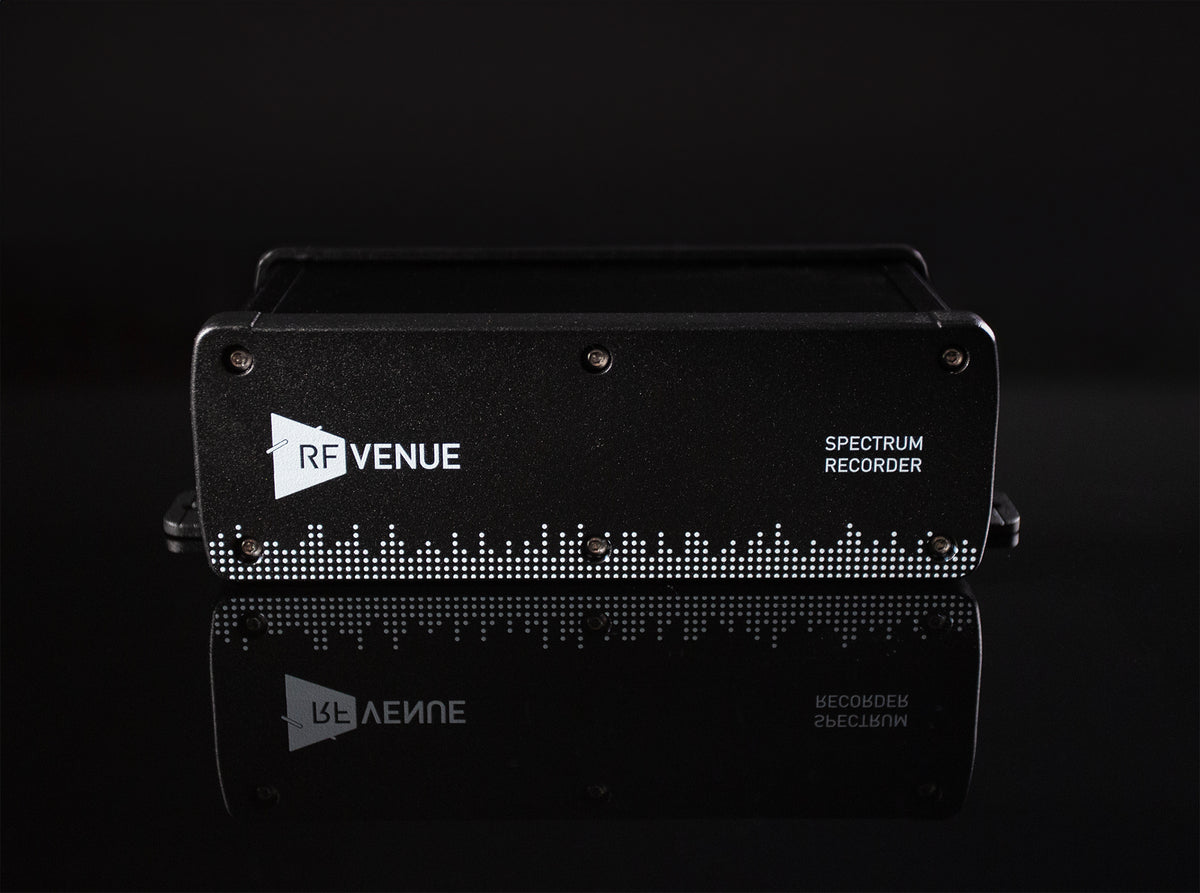 RF Venue Spectrum Recorder SPECTRUM-RECORDER, Network and USB RF Spectrum Data Logger for Wireless Microphones and IEMs