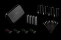 Cuebi Lights Set of 4, Wireless WiFi IP Tally Light System for Blackmagic ATEM, NewTek TriCaster, vMix, Roland and Ross Video Switchers, Includes Carrying Case, USB Cables, Velcro Straps and AA Battery Pack