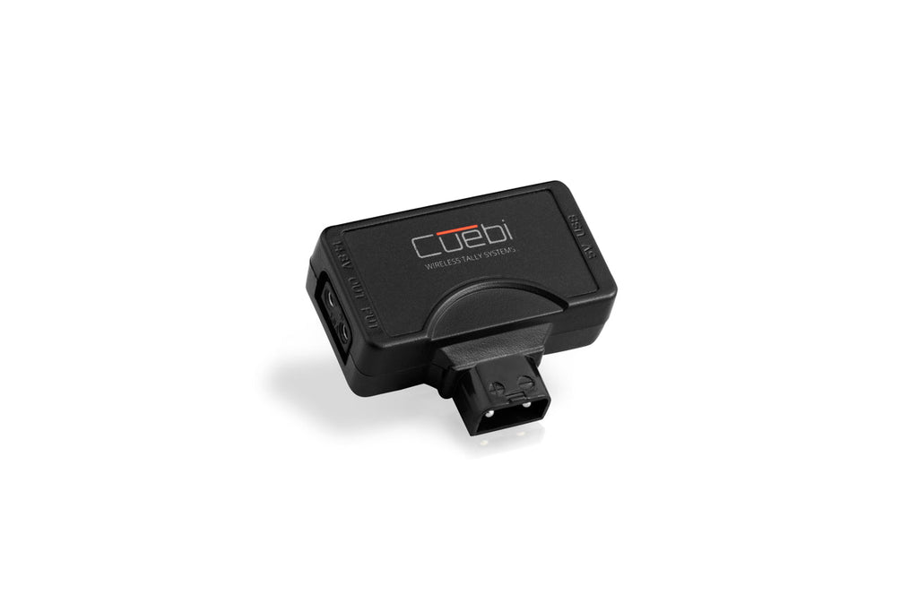 Cuebi D-Tap to USB Adapter, Powers Cuebi Wireless Tally Lights from a Camera D-Tap Connector