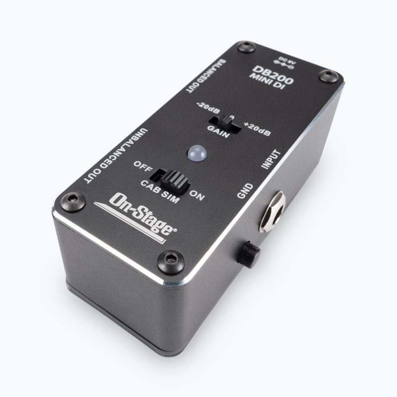 On-Stage DB200, Mini DI Box, Black