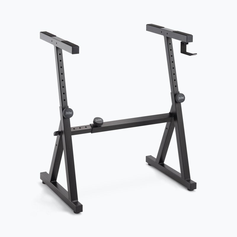 On-Stage KS1355, Single Tier Z Keyboard Stand, Height Adjustment 20.5" - 33.5", 400 lbs. Weight Capacity