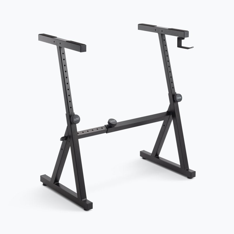 On-Stage KS1355, Single Tier Z Keyboard Stand, Height Adjustment 20.5" - 33.5", 400 lbs. Weight Capacity