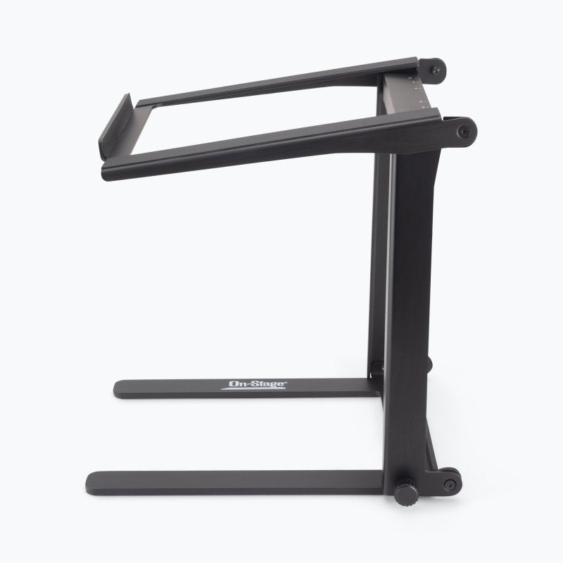 On-Stage LPT8000, Laptop Stand with USB Hub, 11 lbs. Weight Capacity, Black, Includes USB Charging cable, Instructions