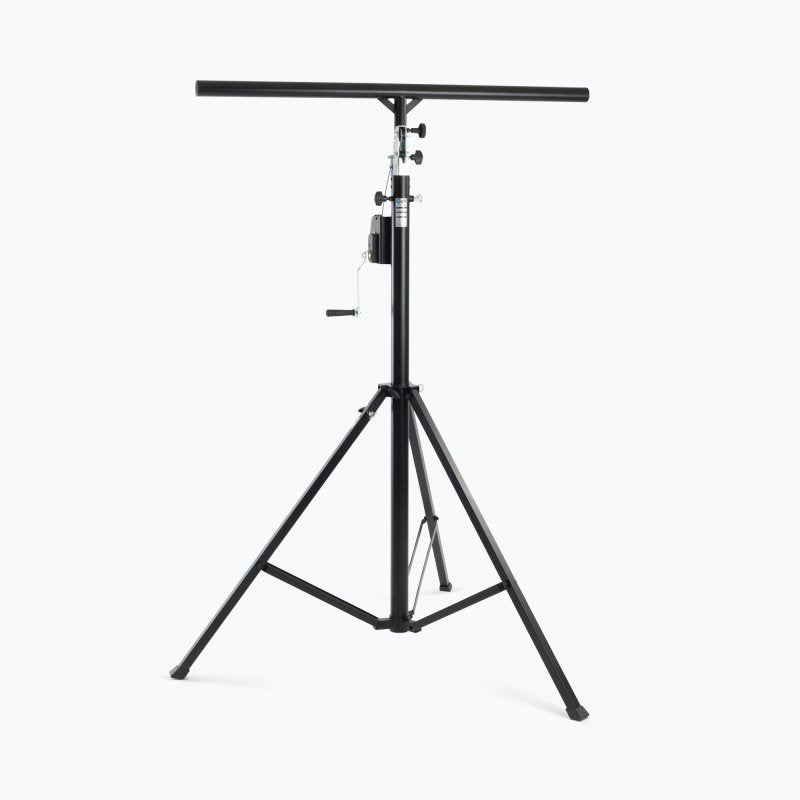 On-Stage LS9900B, Crank-Up Lighting Stand, Height Adjustment 74"-157.5", 220 lbs. Weight Capacity