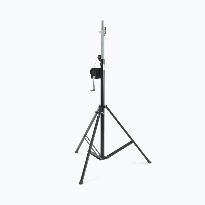 On-Stage LS9900B, Crank-Up Lighting Stand, Height Adjustment 74"-157.5", 220 lbs. Weight Capacity